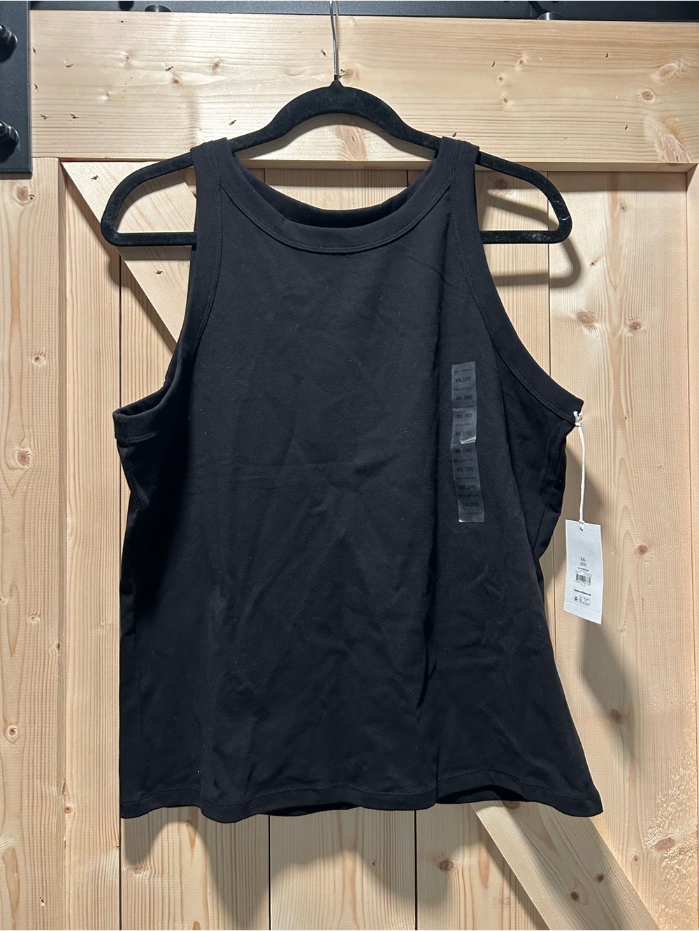 Women's Black Racerback Tank Top - Elevated Everyday Layer